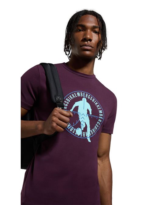 T-SHIRT UOMO STAMPA SOCCER BIKKEMBERGS | T-shirt | BMT0028 K00024035